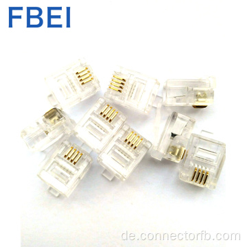 RJ11 / 12-Stecker 6P4C-Stecker 6P4C-Stecker